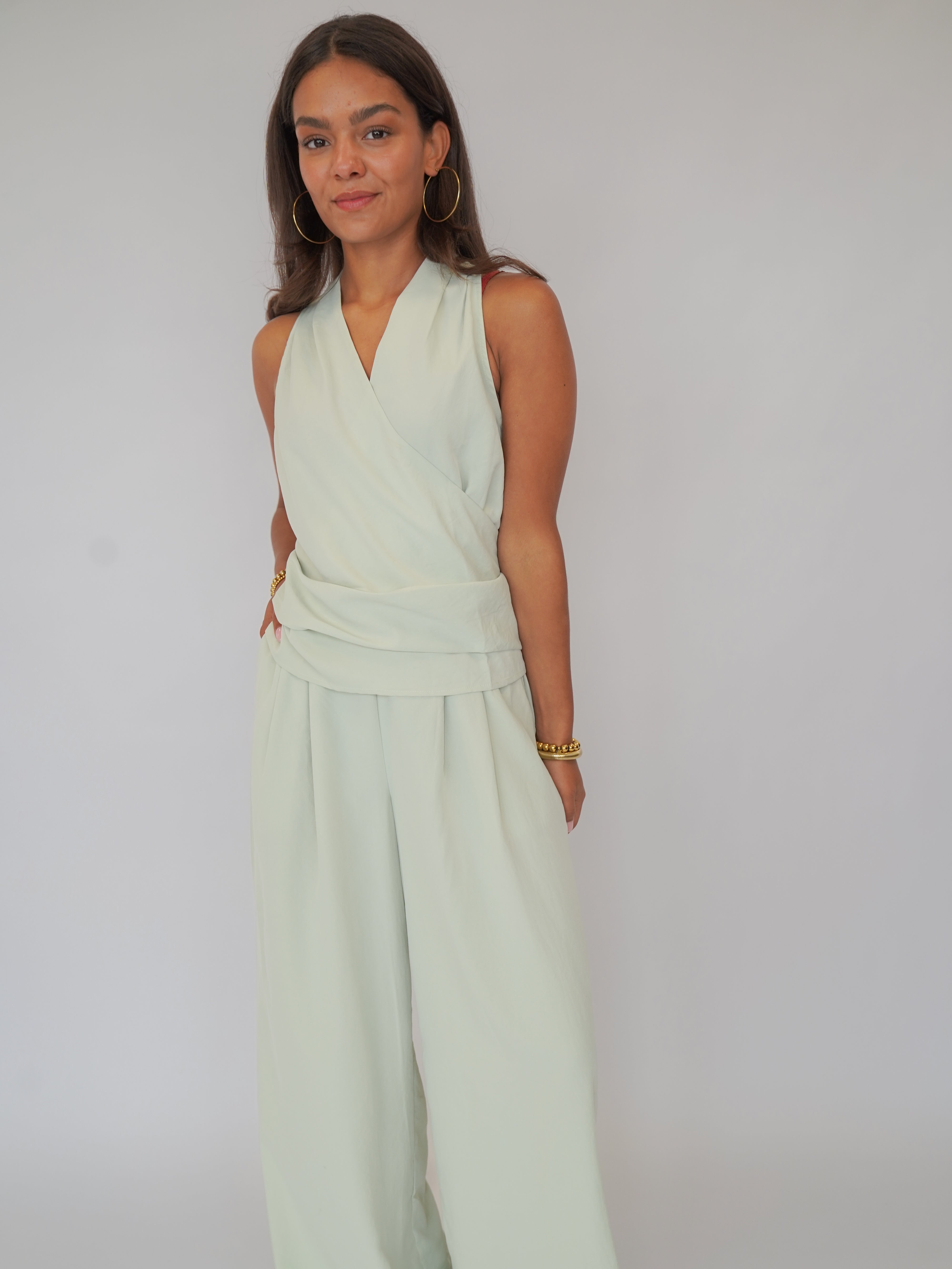 Mirea top light pistache