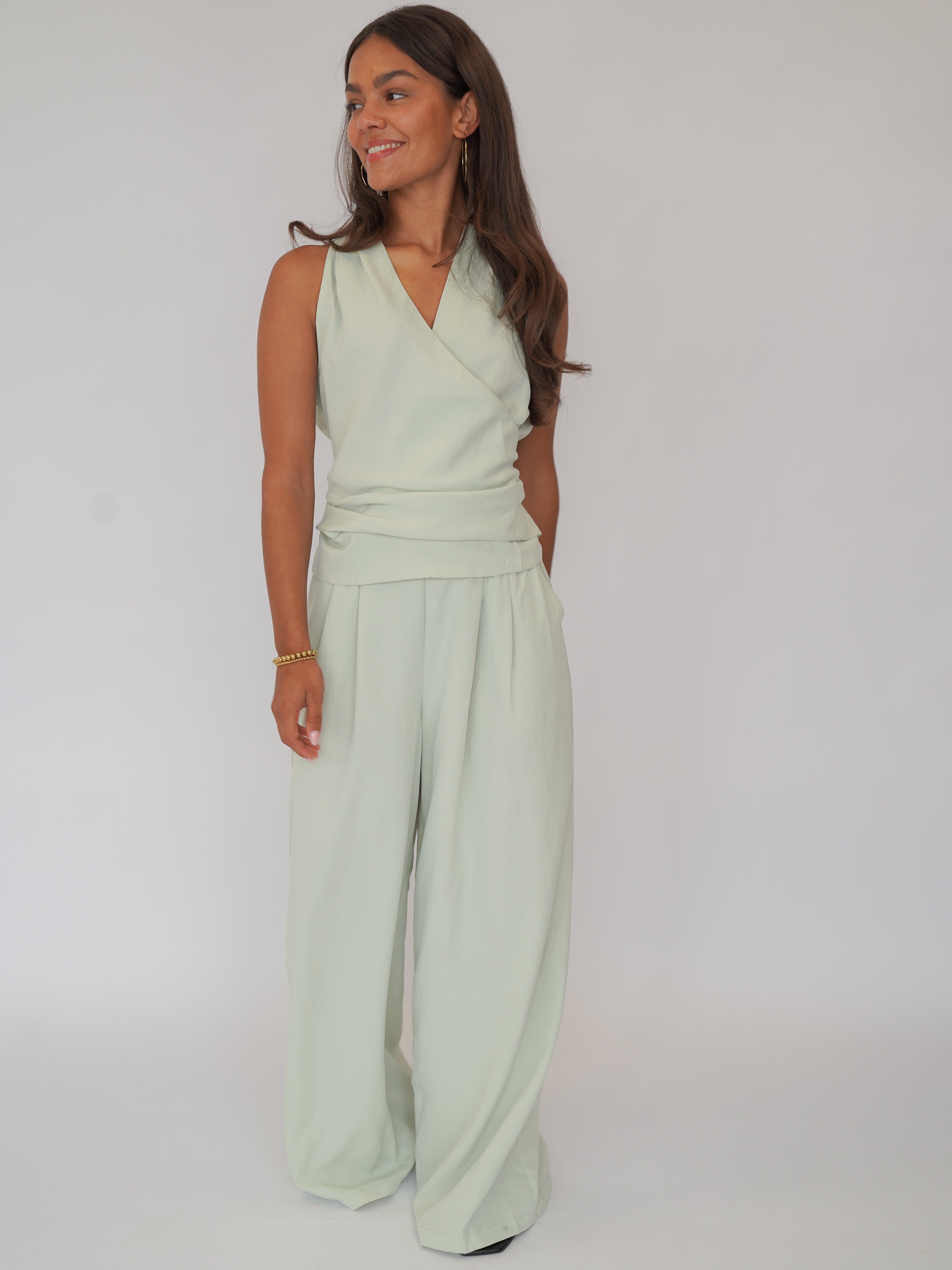 Mirea top light pistache