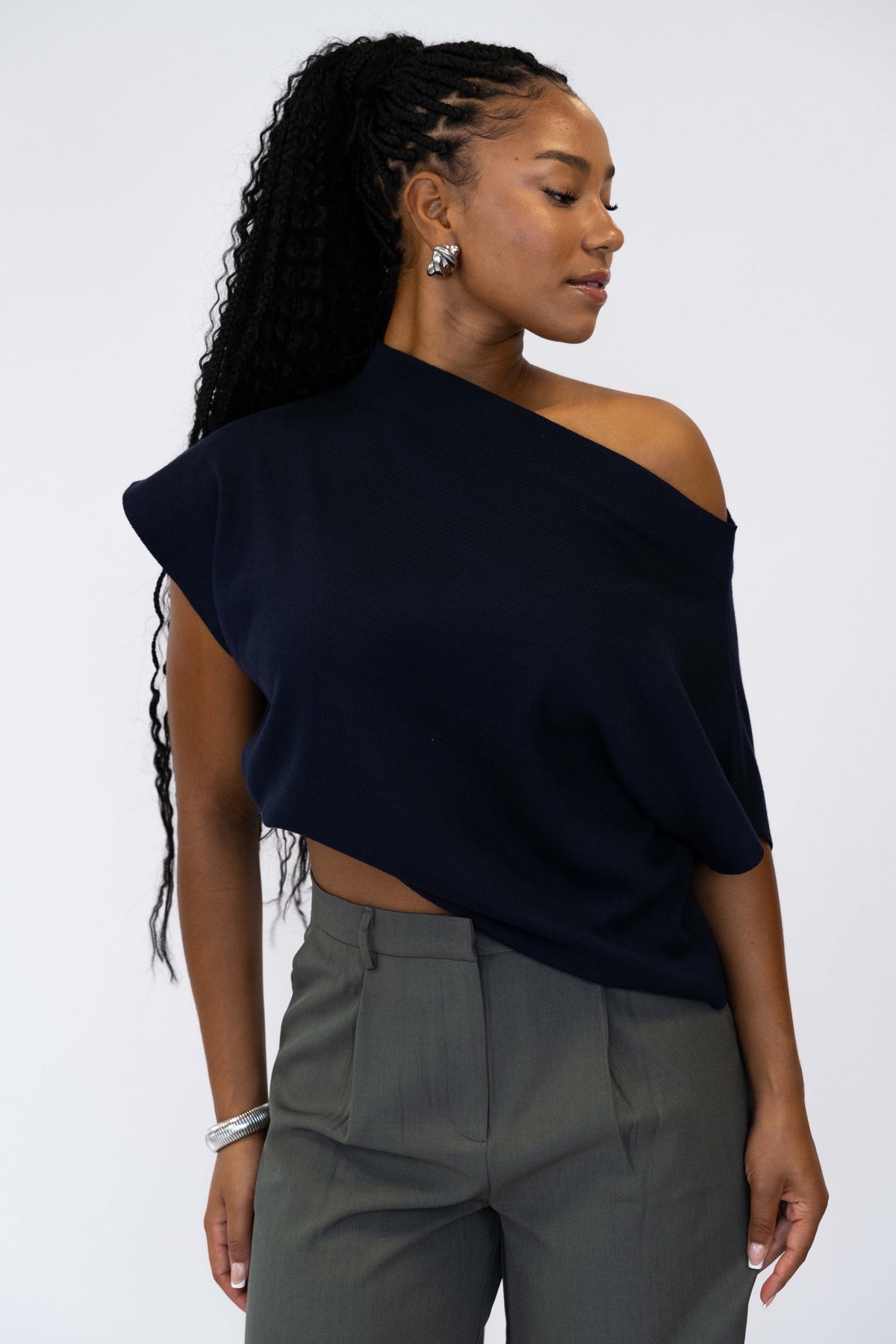 Saria top navy