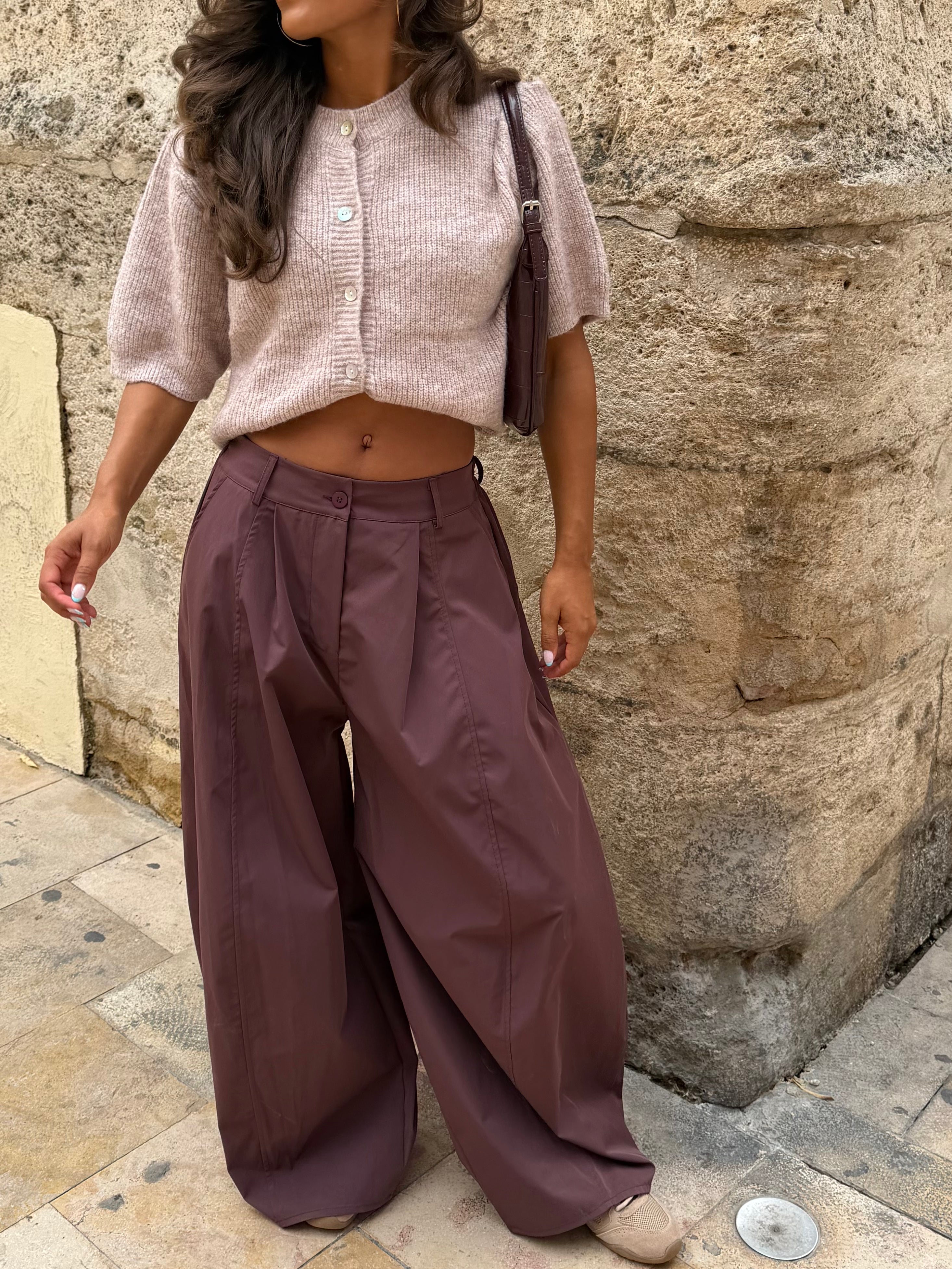 Jone pants plum