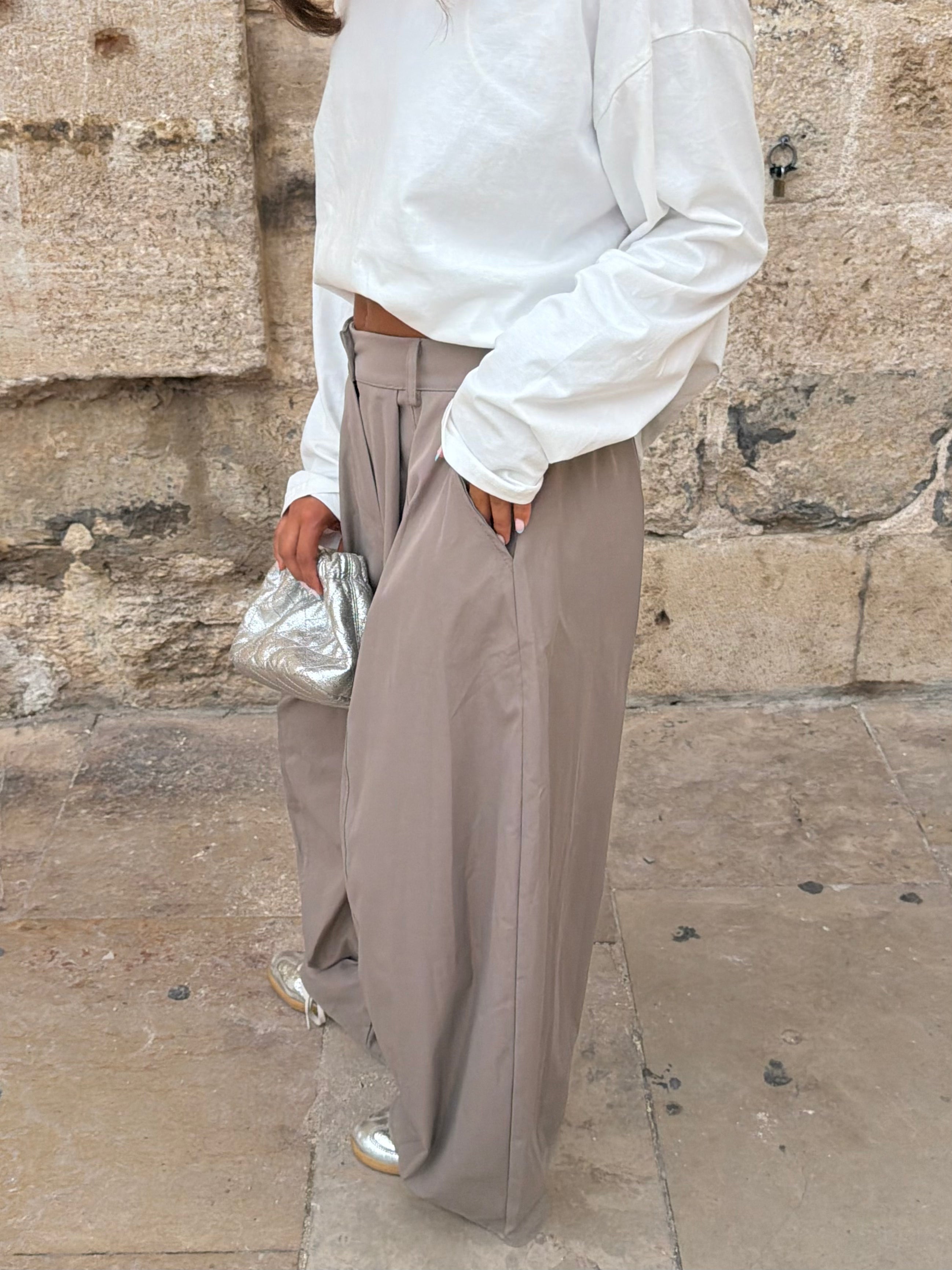 Jone pants taupe