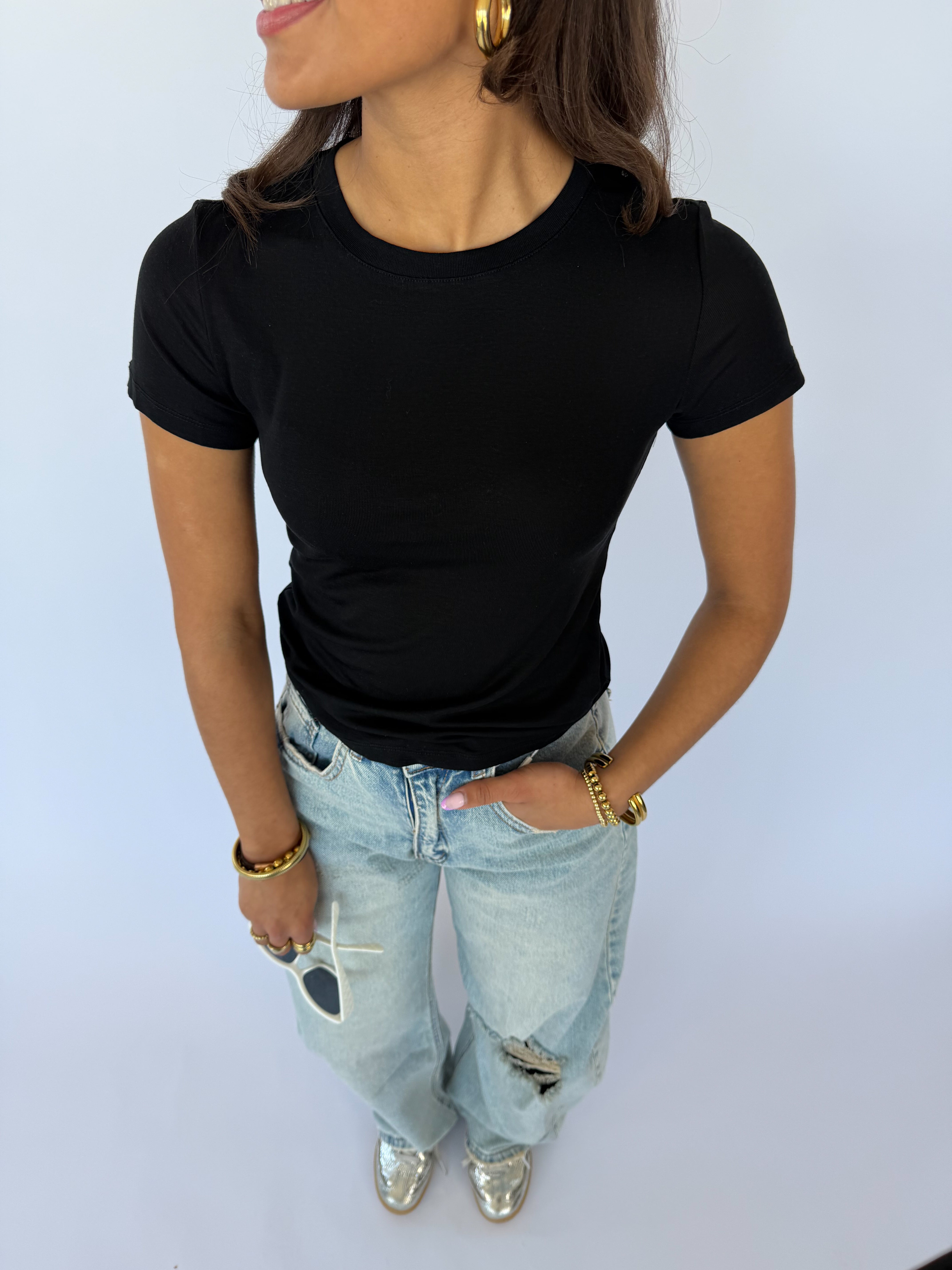 Sivara T-Shirt schwarz