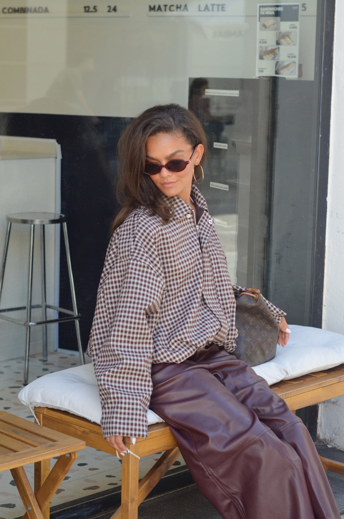 Emma pants burgundy