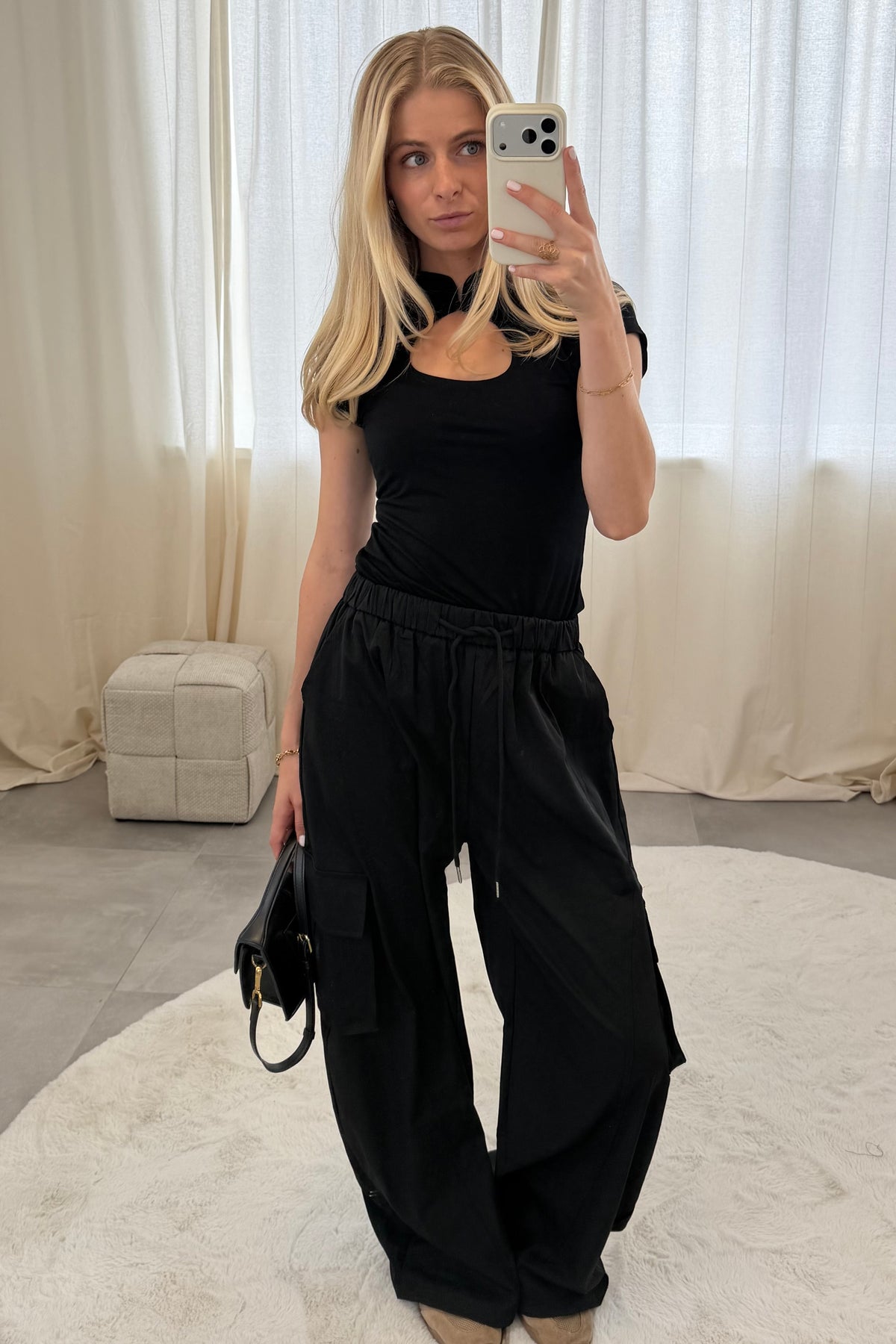 Luma cargo pants black