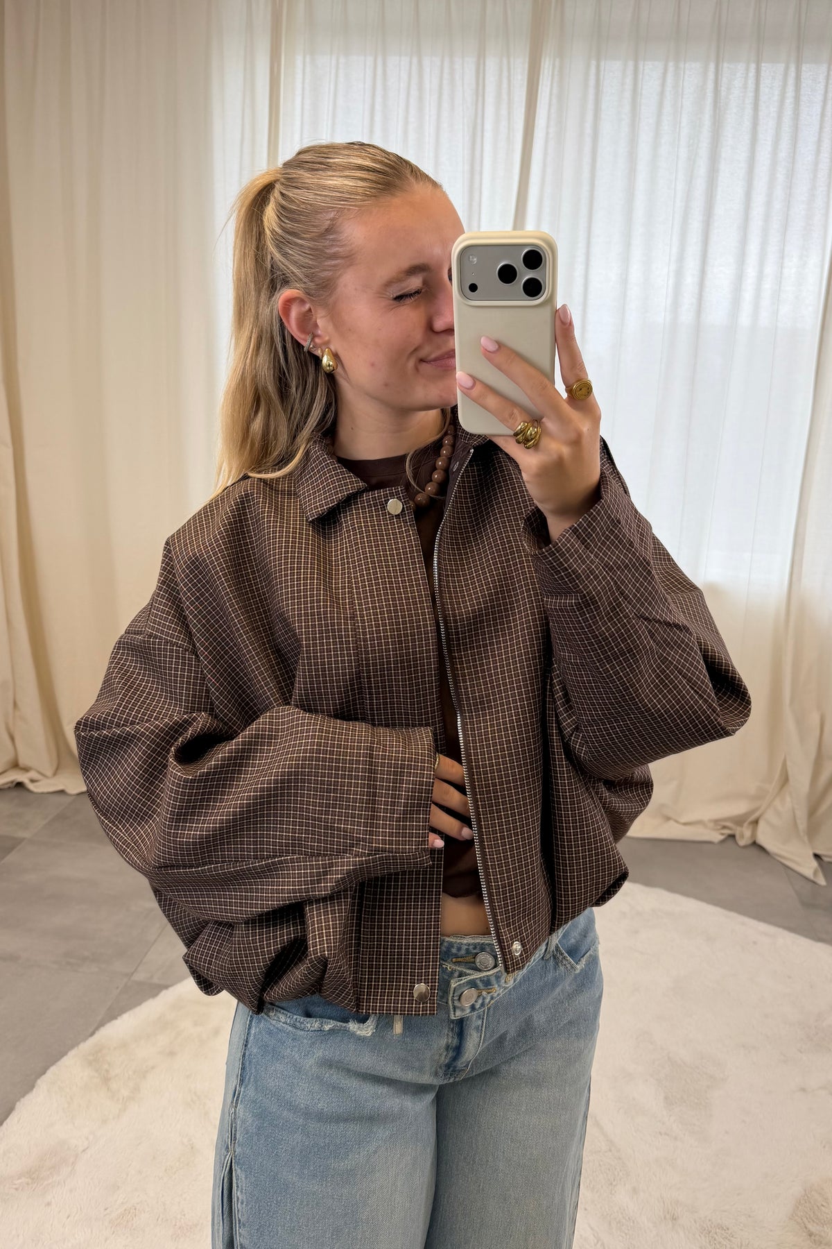 Monica jacket brown