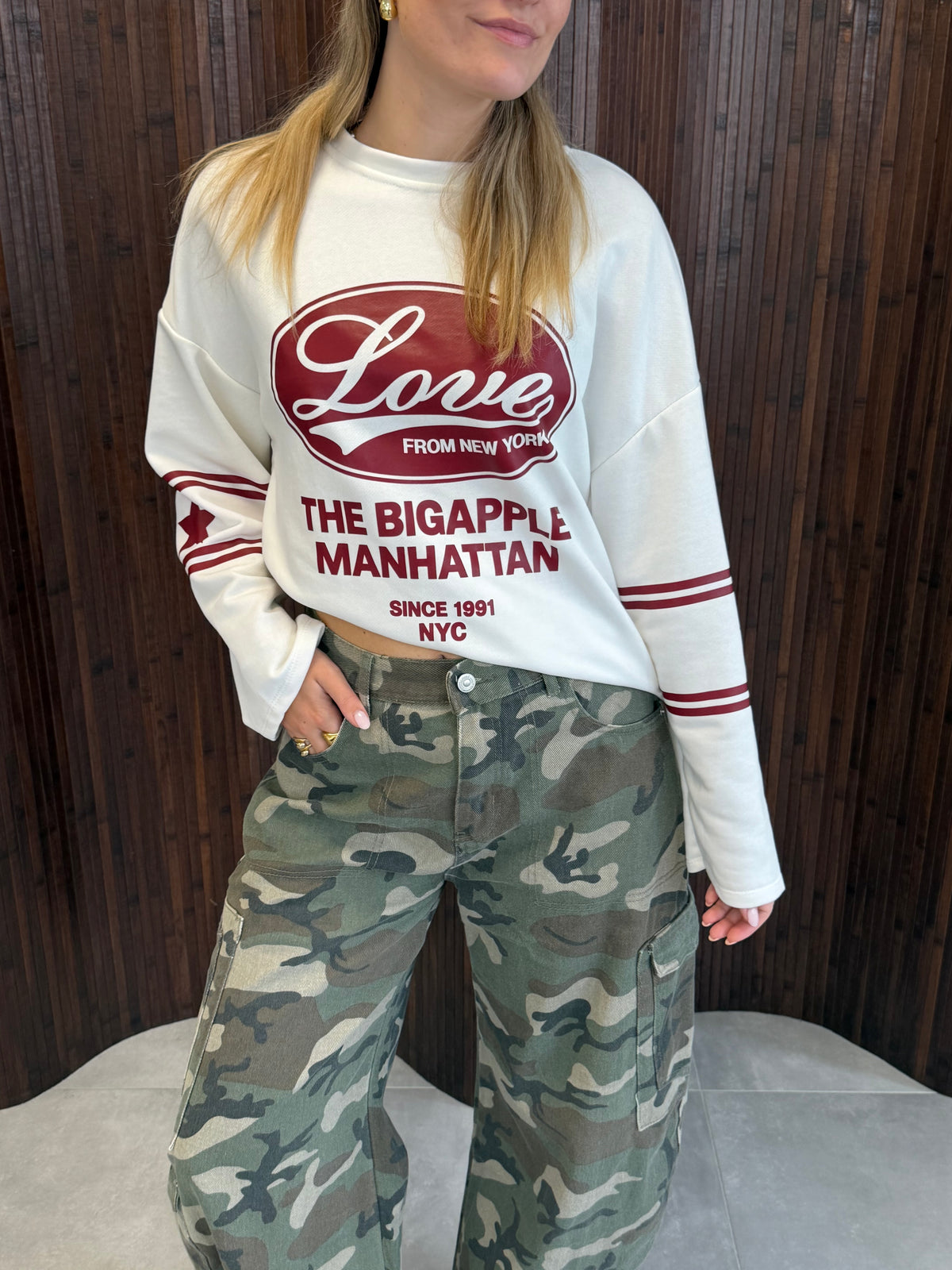New york longsleeve white