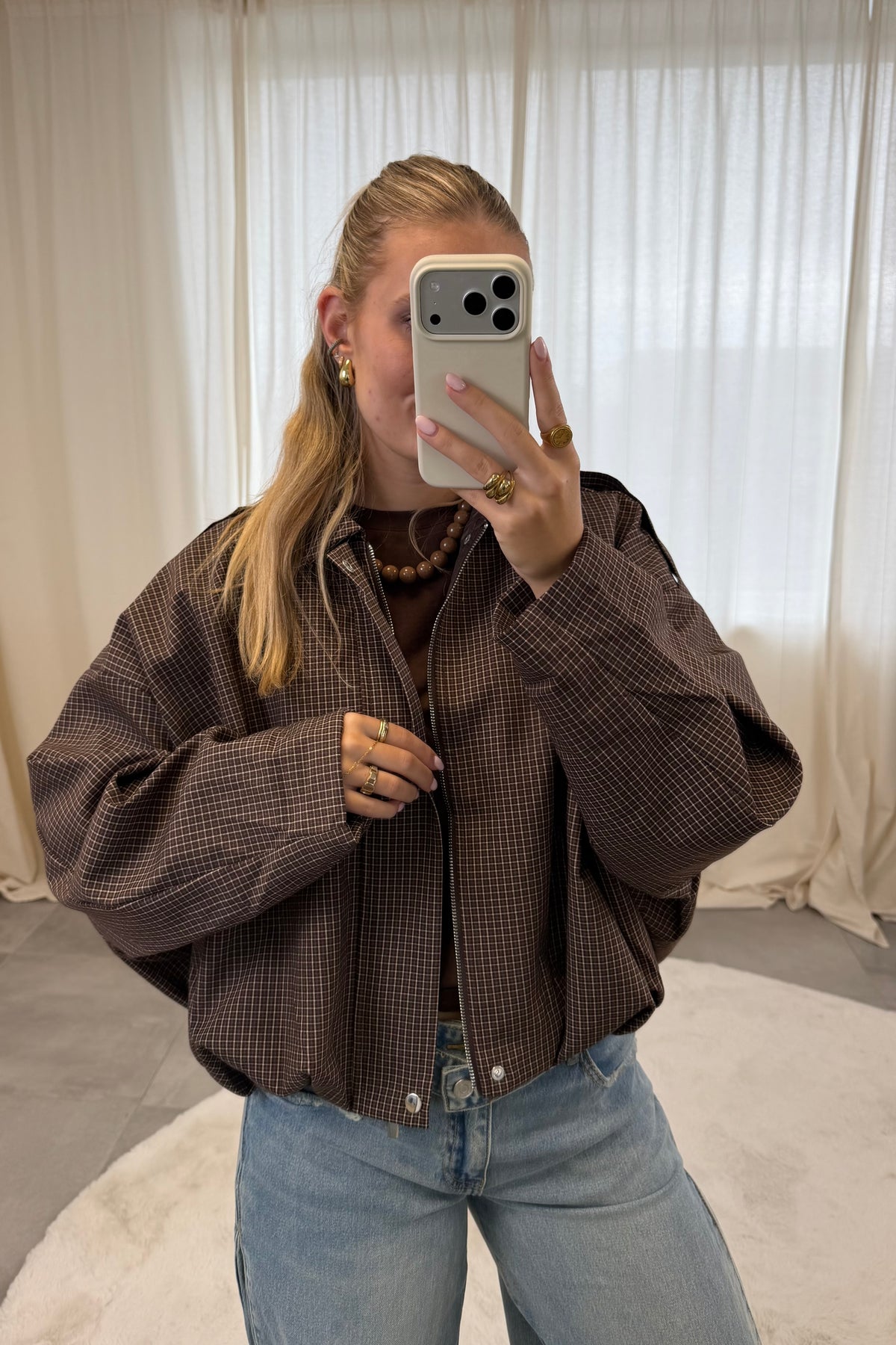 Monica jacket brown