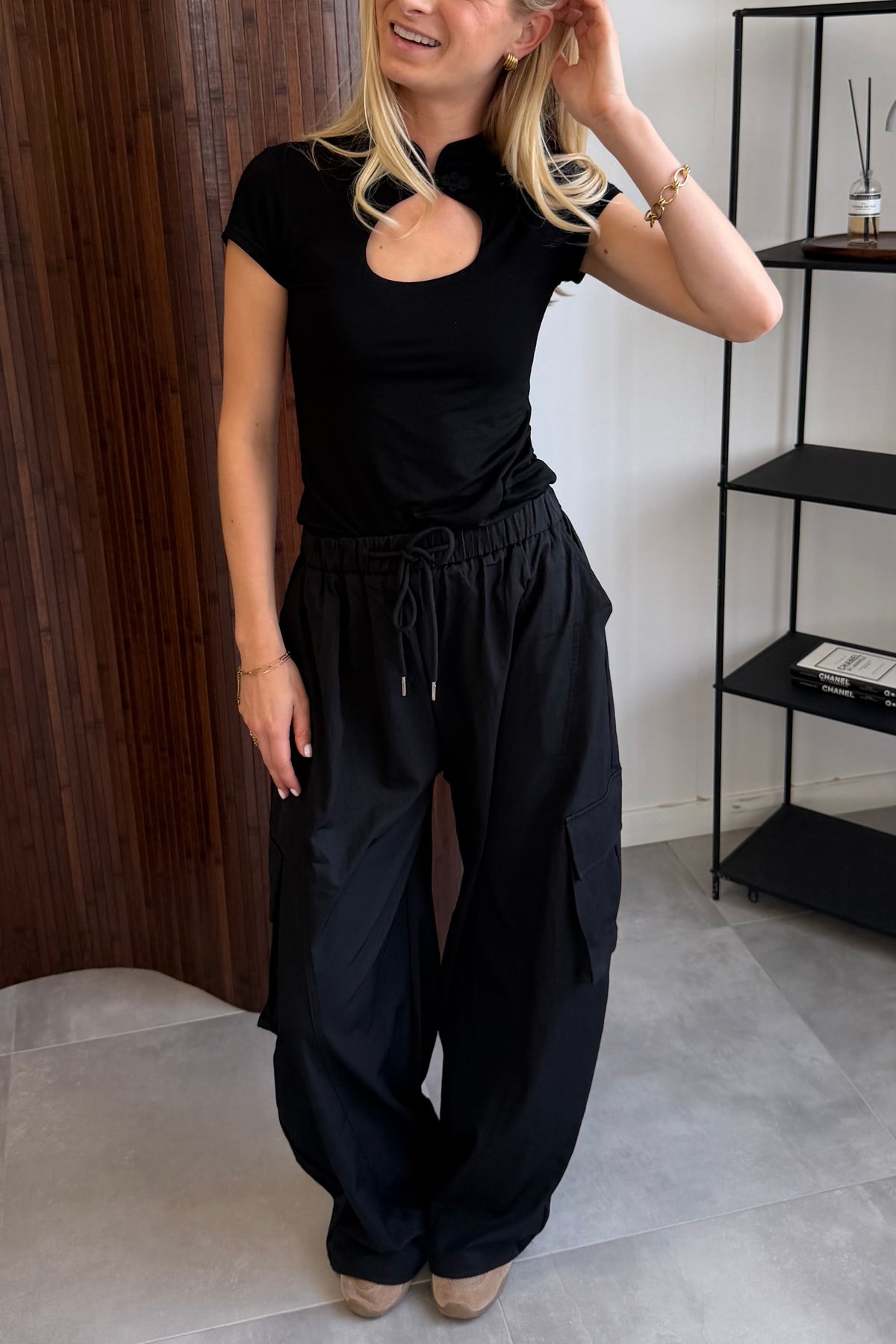 Luma cargo pants black