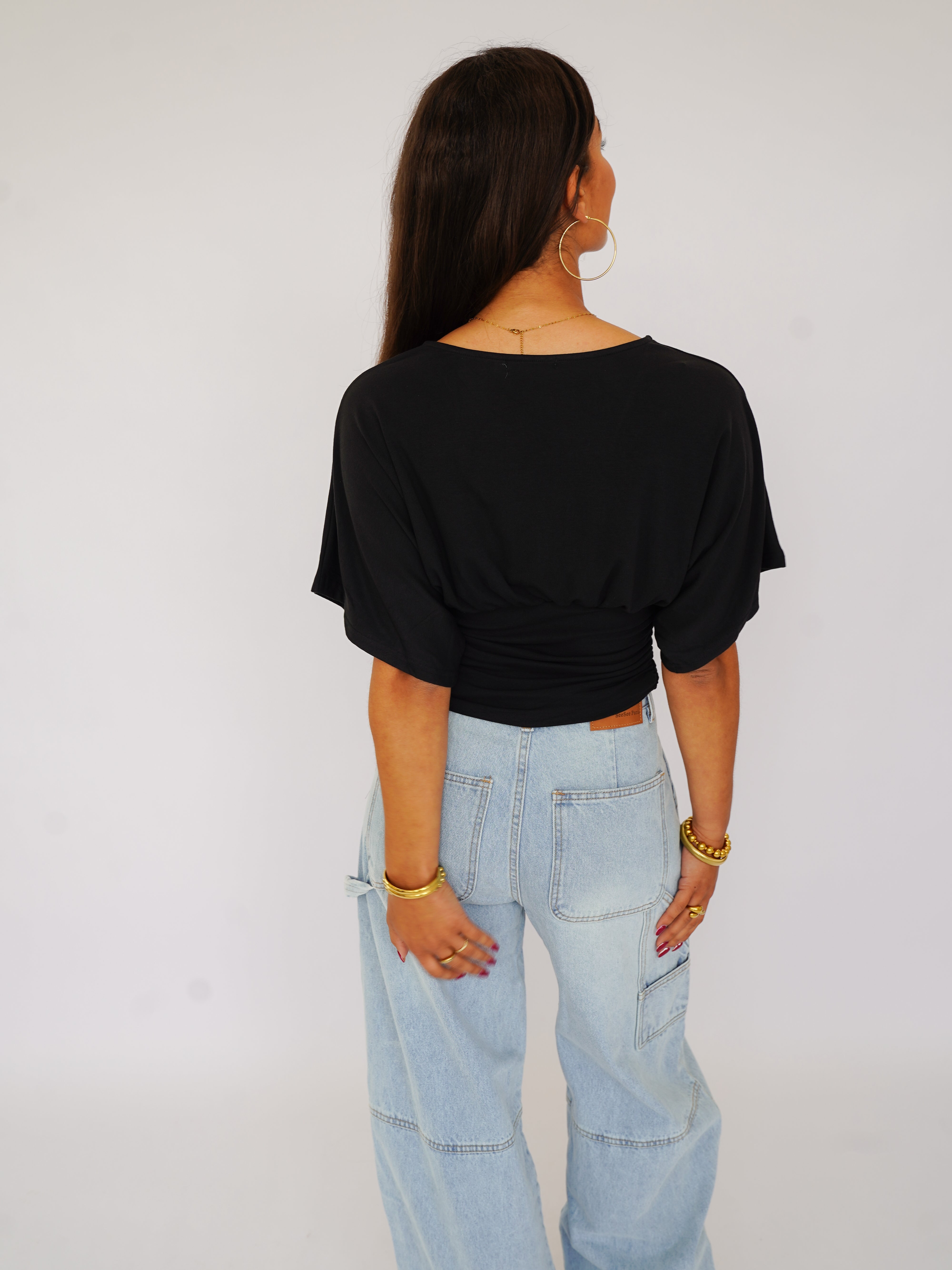 Selena top zwart