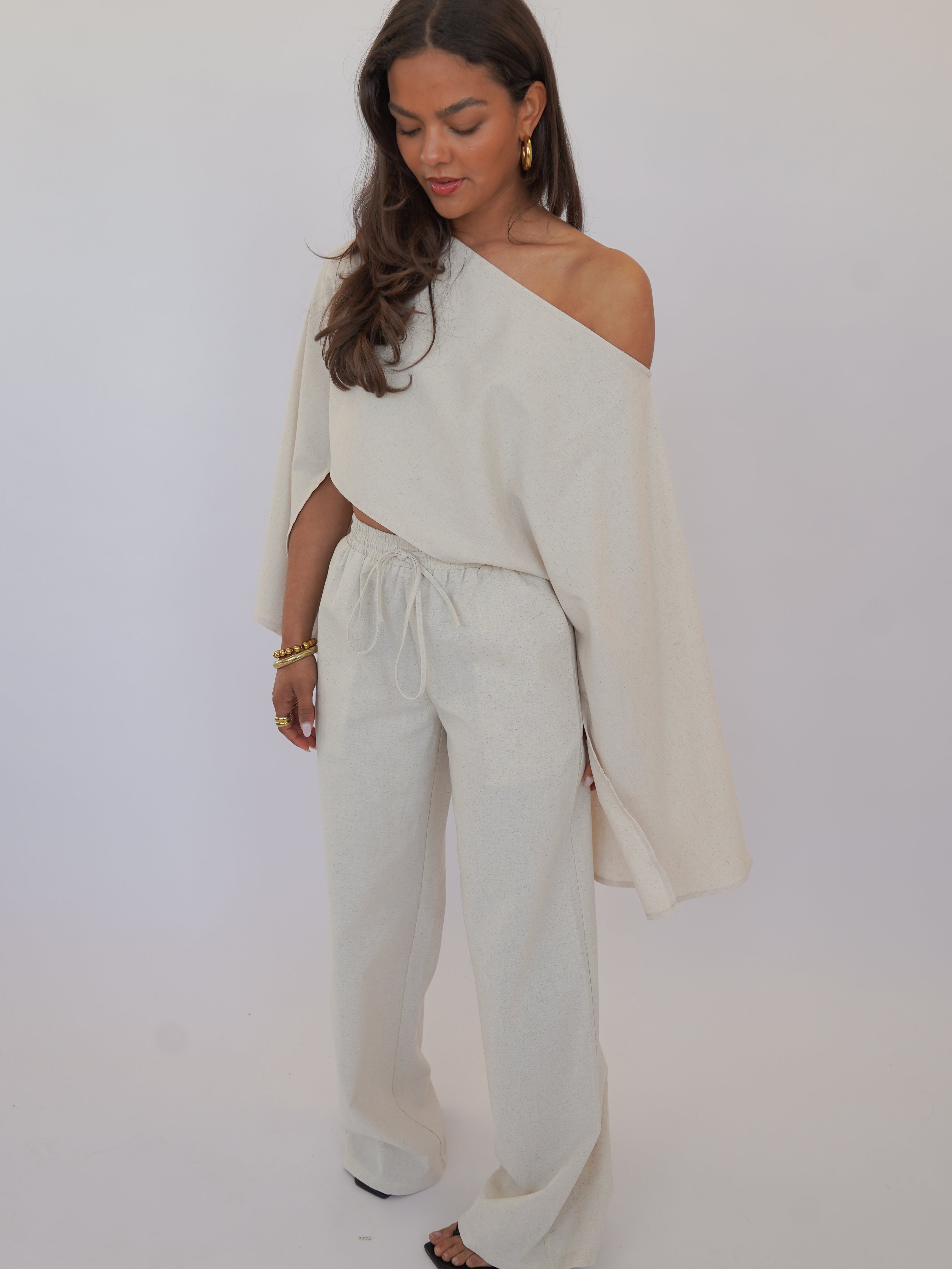 Mira top beige
