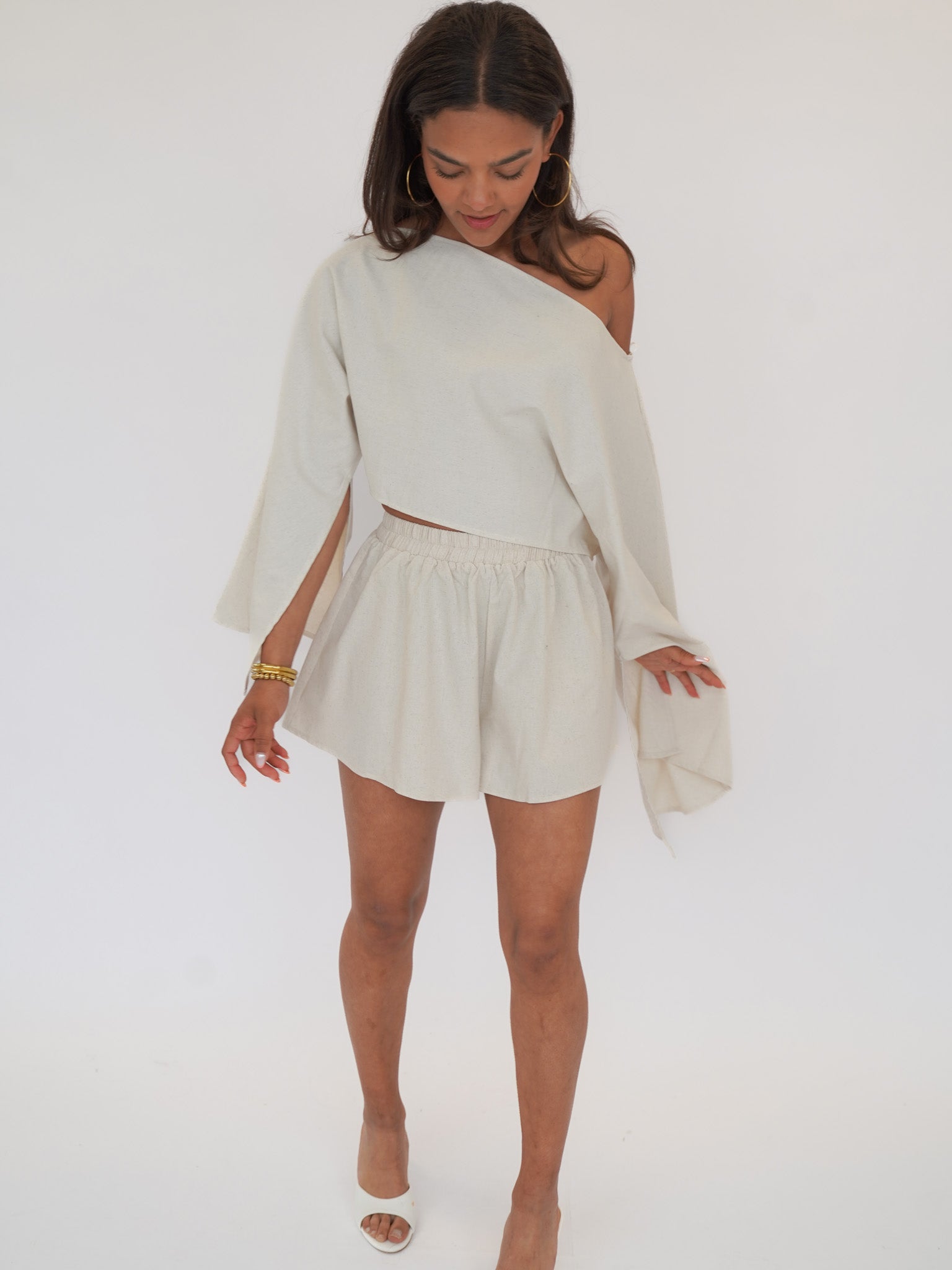 Mira broekje beige