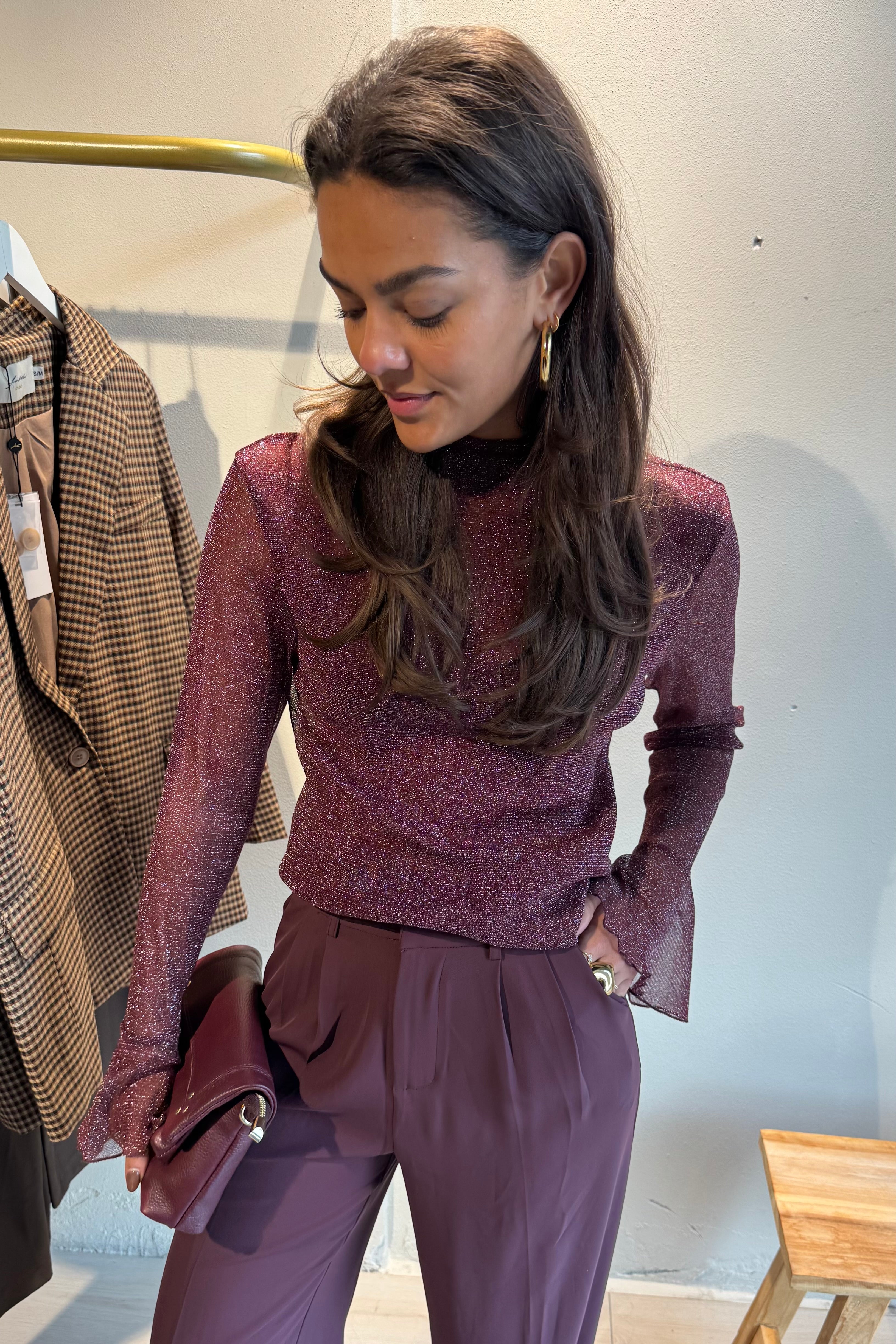 Lumé Top bordeaux bordeaux