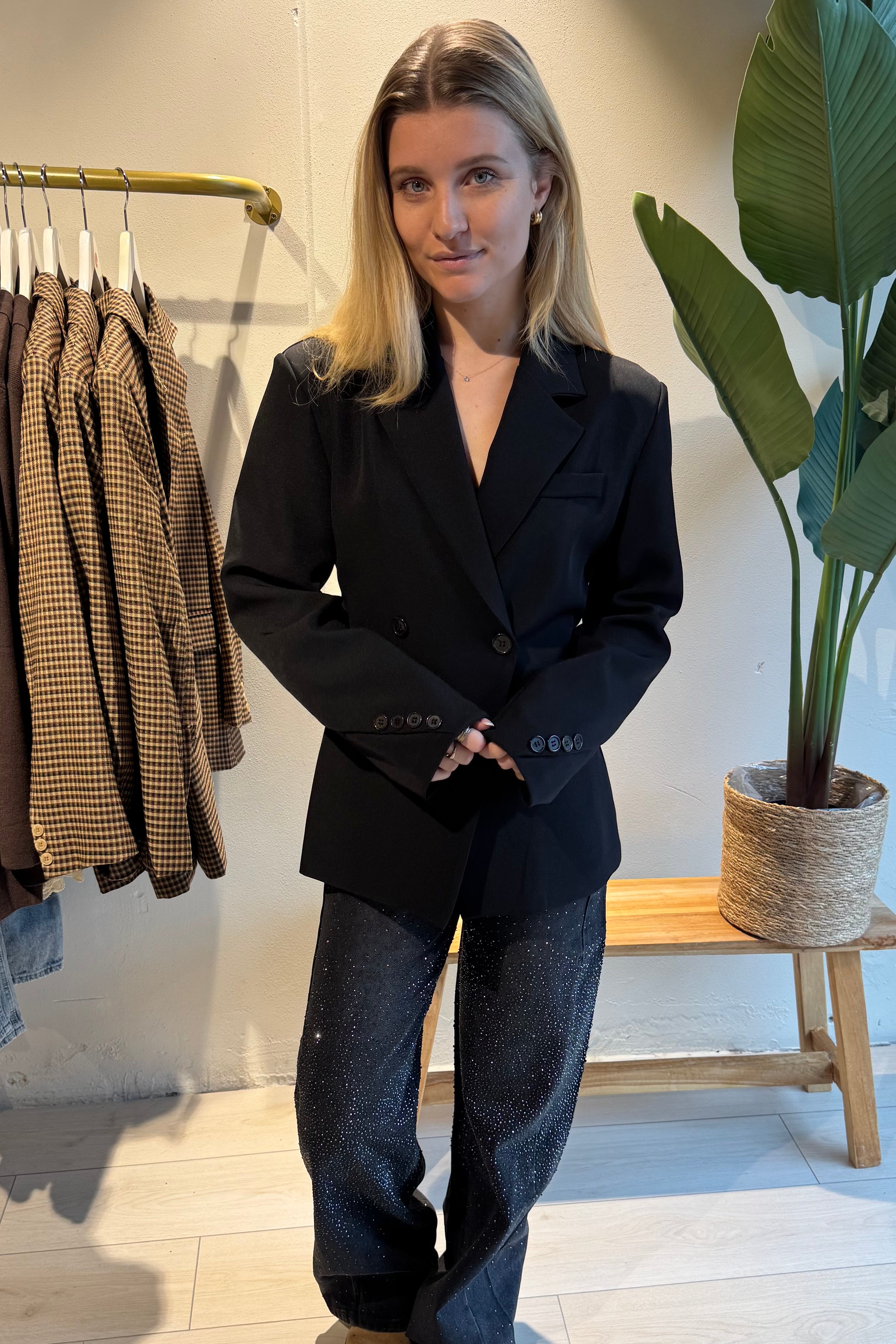 Vanya Blazer Schwarz