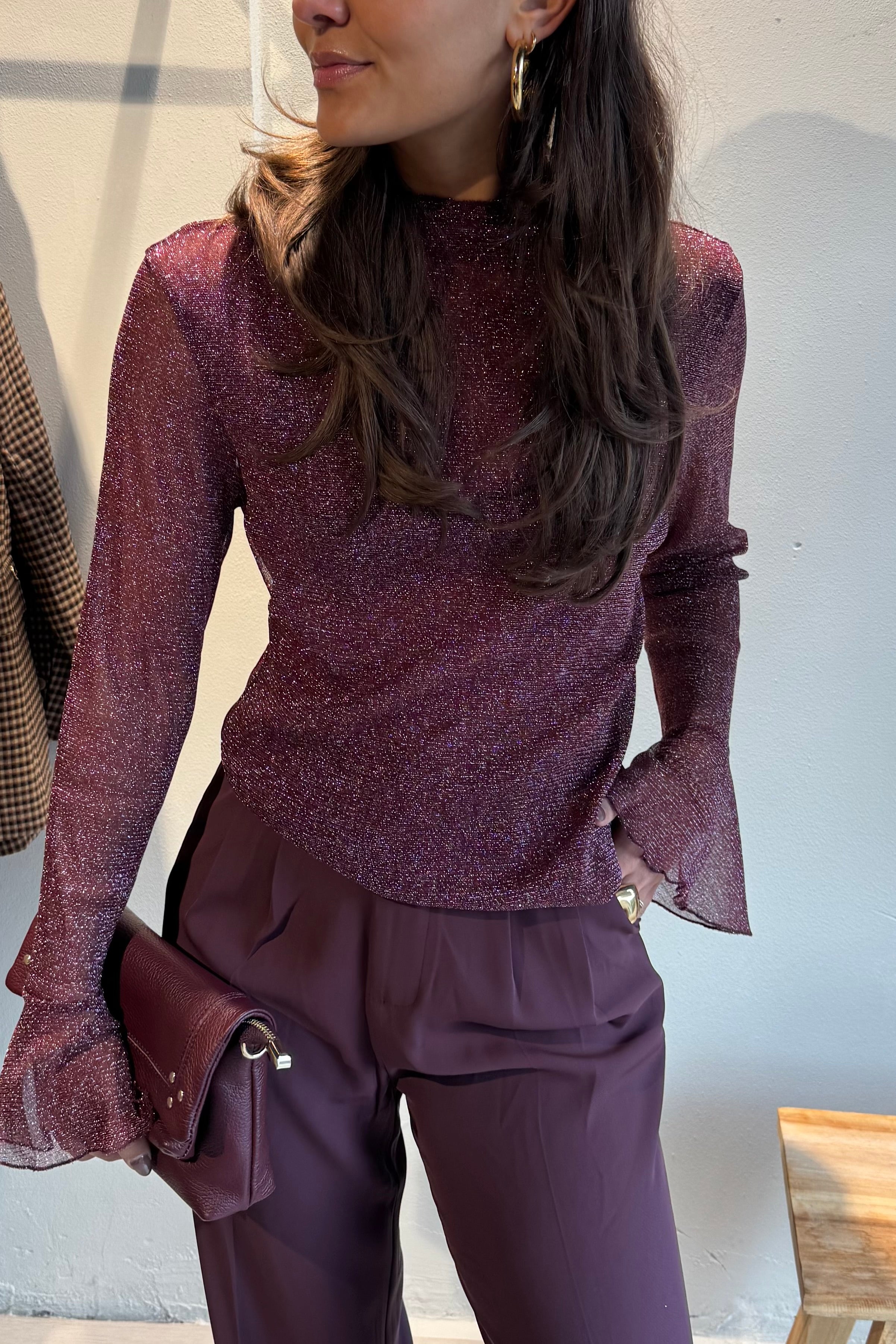 Lumé Top bordeaux bordeaux